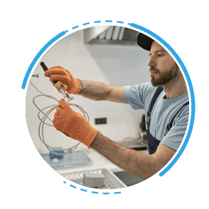 electrician with wires