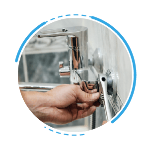 plumber repairing a faucet