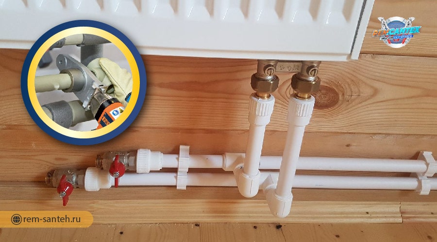 Installation of polypropylene pipes